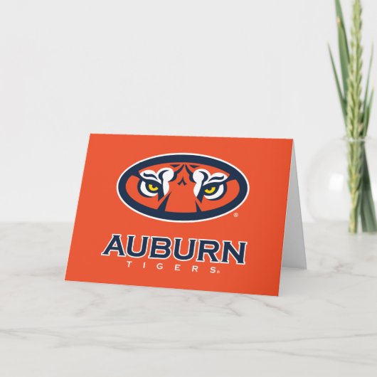Auburn University | Auburn Tigers Kaart (Voorkant)
