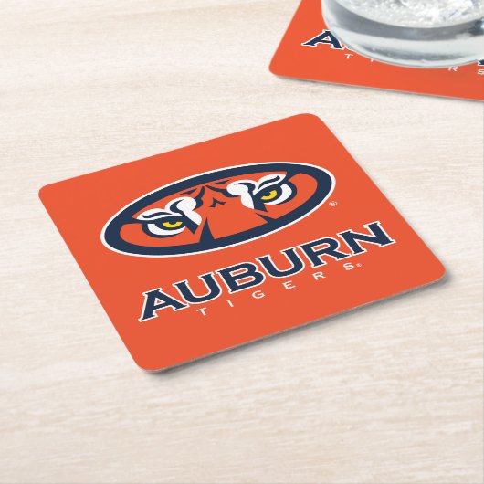 Auburn University | Auburn Tigers Kartonnen Onderzetters (Schuin)
