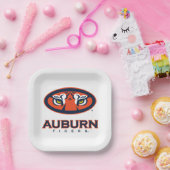 Auburn University | Auburn Tigers Papieren Bordje (Feest)