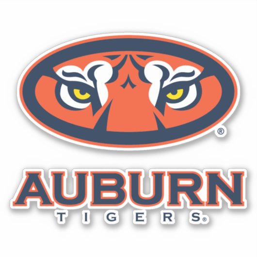 Auburn University | Auburn Tigers Sticker (Voorkant)