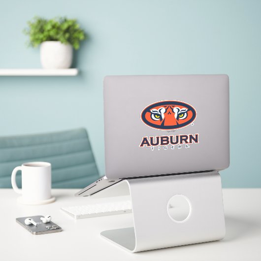 Auburn University | Auburn Tigers Sticker (Laptop op bureau)