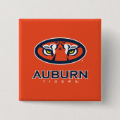 Auburn University | Auburn Tigers Vierkante Button 5,1 Cm (Voorkant)