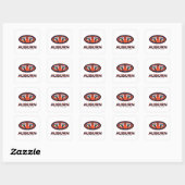 Auburn University | Auburn Tigers Vierkante Sticker (Vel)