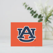 Auburn University Auburn UA Logo Briefkaart (Staand voorkant)