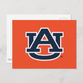 Auburn University Auburn UA Logo Briefkaart (Voorkant / Achterkant)