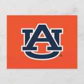 Auburn University Auburn UA Logo Briefkaart (Voorkant)