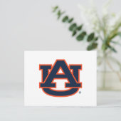Auburn University Auburn UA Logo Briefkaart (Staand voorkant)
