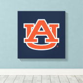 Auburn University Auburn UA Logo Canvas Afdruk (Insitu (Houten vloer))