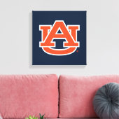 Auburn University Auburn UA Logo Canvas Afdruk (Insitu (Woonkamer))