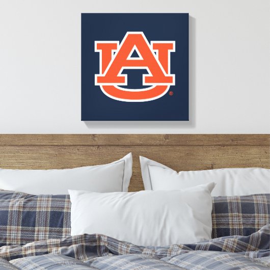 Auburn University Auburn UA Logo Canvas Afdruk (Insitu (Slaapkamer))