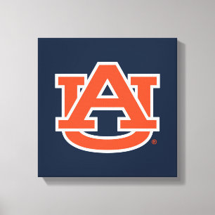 Auburn University Auburn UA Logo Canvas Afdruk