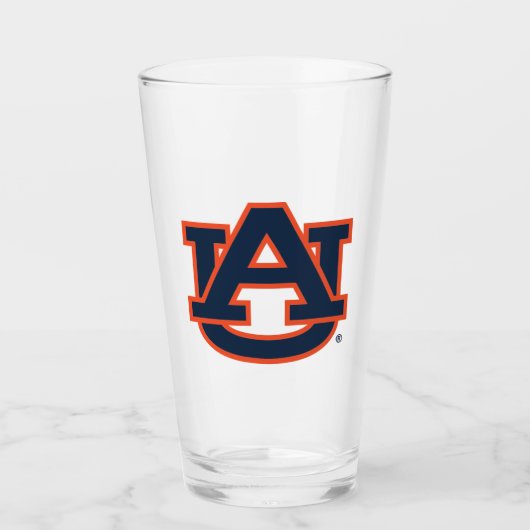 Auburn University Auburn UA Logo Glas (Voorkant)
