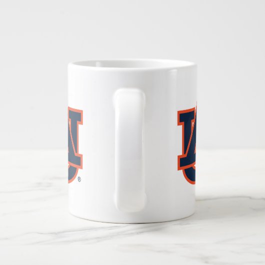 Auburn University Auburn UA Logo Grote Koffiekop (Achterkant)