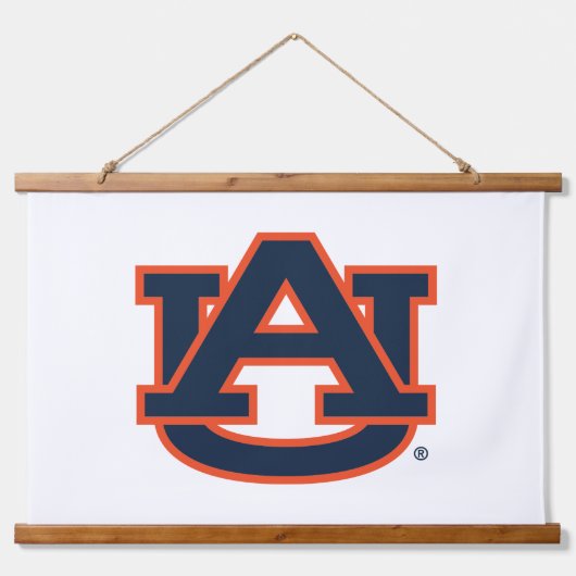 Auburn University Auburn UA Logo Hangend Wandkleed (Voorkant)