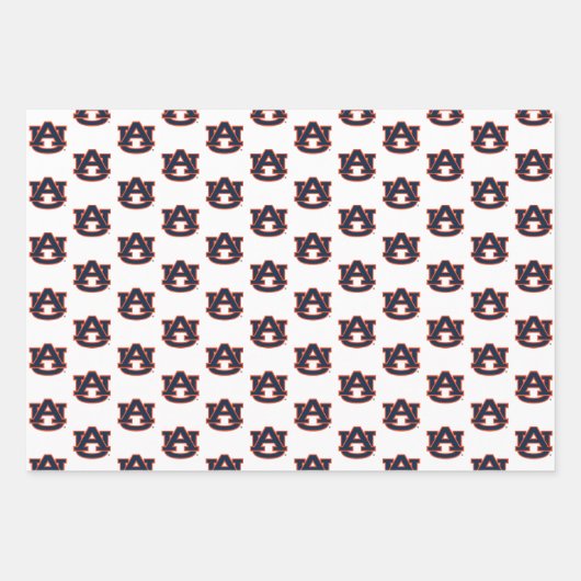 Auburn University Auburn UA Logo Inpakpapier Vel (Voorkant 2)