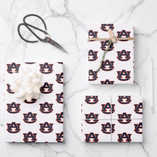 Auburn University Auburn UA Logo Inpakpapier Vel (Voorkant)