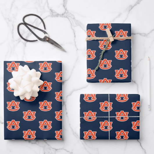 Auburn University Auburn UA Logo Inpakpapier Vel (Voorkant)