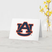 Auburn University Auburn UA Logo Kaart (Gele Bloem)