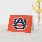 Auburn University Auburn UA Logo Kaart (Gele Bloem)