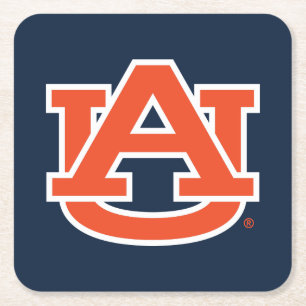 Auburn University Auburn UA Logo Kartonnen Onderzetters