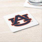 Auburn University Auburn UA Logo Kartonnen Onderzetters (Schuin)