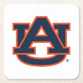 Auburn University Auburn UA Logo Kartonnen Onderzetters (Voorkant)