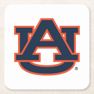 Auburn University Auburn UA Logo Kartonnen Onderzetters