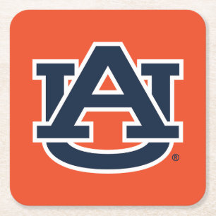 Auburn University Auburn UA Logo Kartonnen Onderzetters