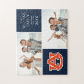Auburn University Auburn UA Logo Legpuzzel (Verticaal)