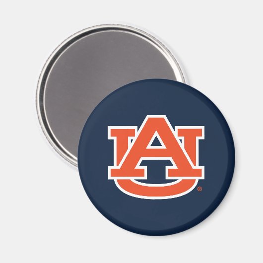 Auburn University Auburn UA Logo Magneet (Voorkant / Achterkant)