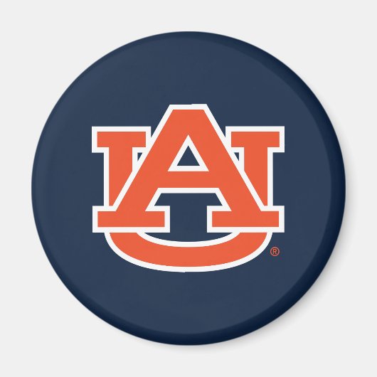 Auburn University Auburn UA Logo Magneet (Voorkant)