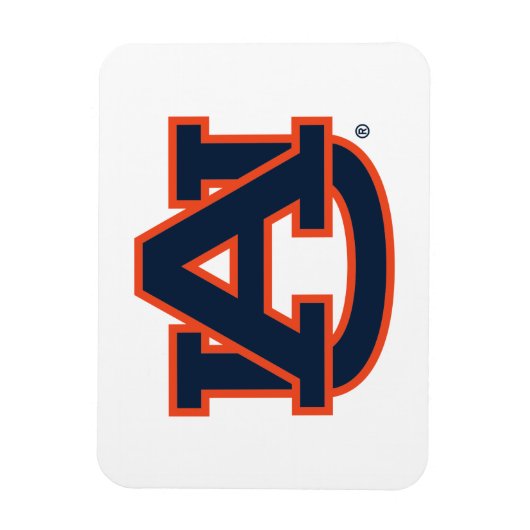 Auburn University Auburn UA Logo Magneet (Verticaal)