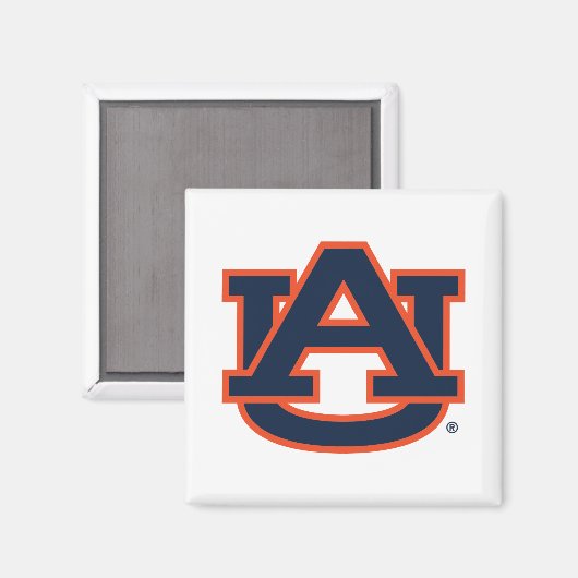 Auburn University Auburn UA Logo Magneet (Voorkant / Achterkant)