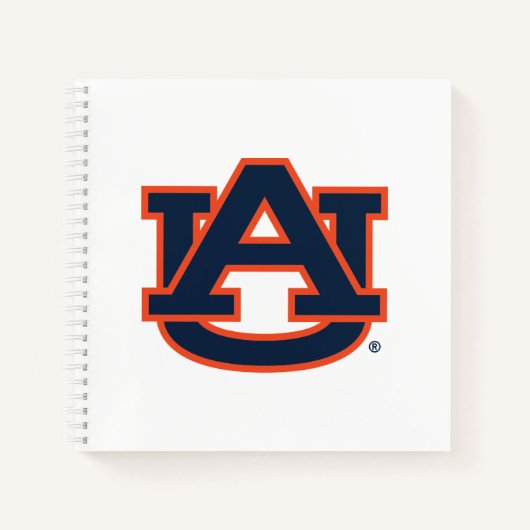 Auburn University Auburn UA Logo Notitieboek (Voorkant)
