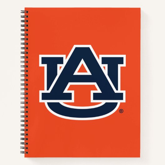 Auburn University Auburn UA Logo Notitieboek (Voorkant)