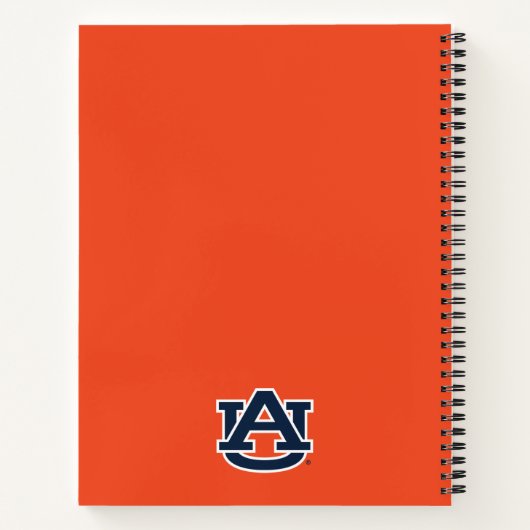 Auburn University Auburn UA Logo Notitieboek (Achterkant)