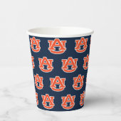 Auburn University Auburn UA Logo Papieren Bekers (Links)