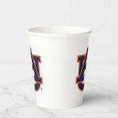 Auburn University Auburn UA Logo Papieren Bekers (Rechts)