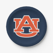 Auburn University Auburn UA Logo Papieren Bordje (Voorkant)