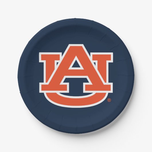 Auburn University Auburn UA Logo Papieren Bordje (Voorkant)