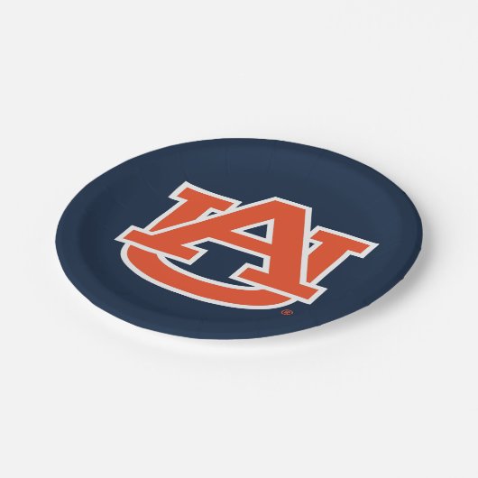 Auburn University Auburn UA Logo Papieren Bordje (Gekanteld)