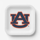Auburn University Auburn UA Logo Papieren Bordje (Voorkant)