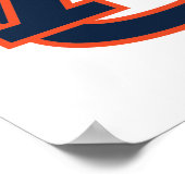 Auburn University Auburn UA Logo Poster (Hoek)