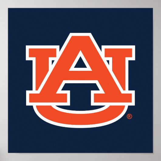 Auburn University Auburn UA Logo Poster (Voorkant)