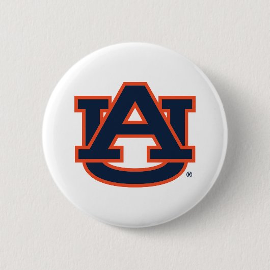 Auburn University Auburn UA Logo Ronde Button 5,7 Cm (Voorkant)