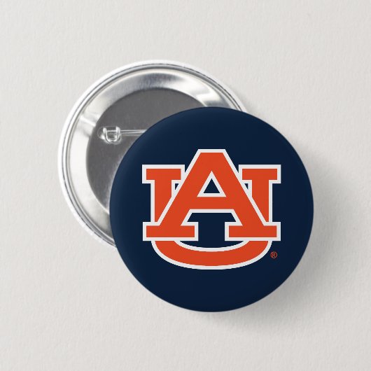 Auburn University Auburn UA Logo Ronde Button 5,7 Cm (Voorkant /achterkant)
