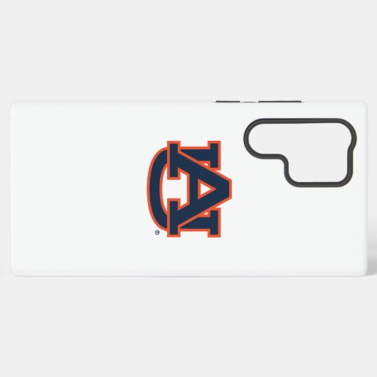 Auburn University Auburn UA Logo Samsung Galaxy Hoesje (Achterkant horizontaal)