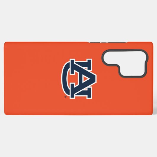 Auburn University Auburn UA Logo Samsung Galaxy Hoesje (Achterkant horizontaal)