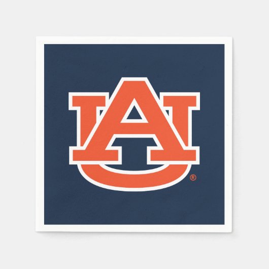 Auburn University Auburn UA Logo Servet (Voorkant)