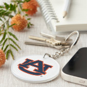 Auburn University Auburn UA Logo Sleutelhanger (Voorkant Rechts)